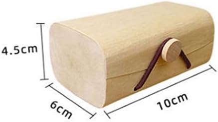 Natural Birch Bark Box Handmade Fruit Tray Bread Basket Biscuit Cookies Tea Box Eyeglasses Phone Case Bread Jewelry Watch Storage Package Cylinder Veneer Case (100x60x45)