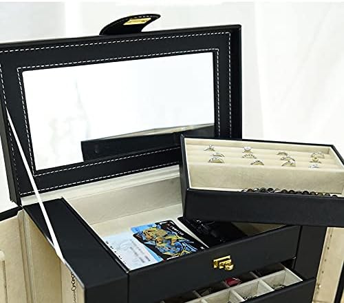 New Multilayer Jewelry Organizer Large Jewelry Box High Capacity Jewelry Casket Makeup Storage Beauty Travel Box