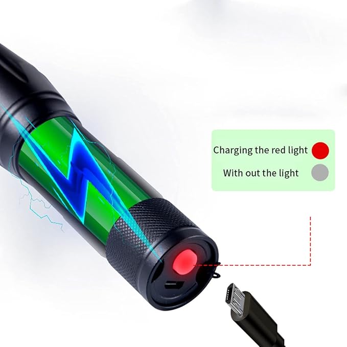 Rechargeable Amber Flashlight - 4 in 1 Sunset Lamp with Warm 1800K Light for Eye Care & Photography Fill Light - Zoom 4 Modes