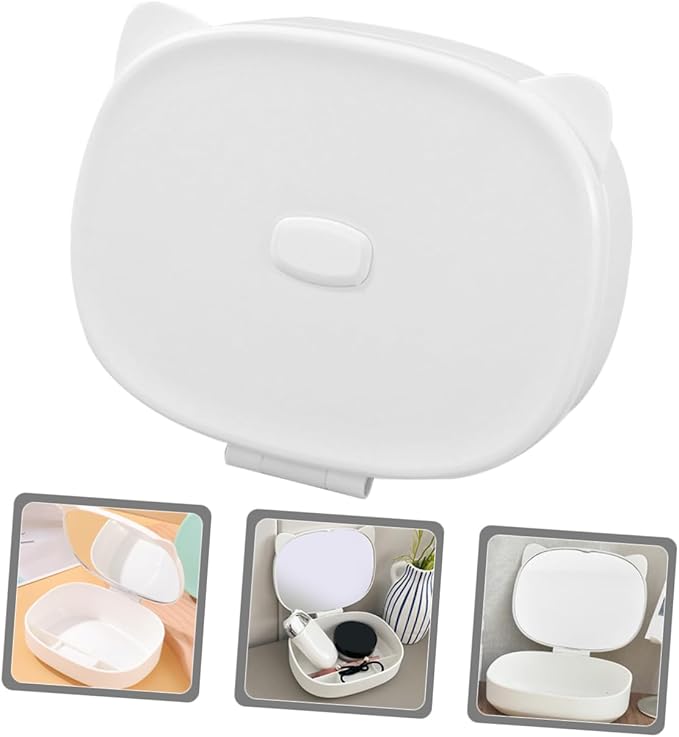 VALICLUD Cosmetic Organizer Box Hair Tie Organizer Portable Hair Clip Holder Jewelry Box Fashion Design