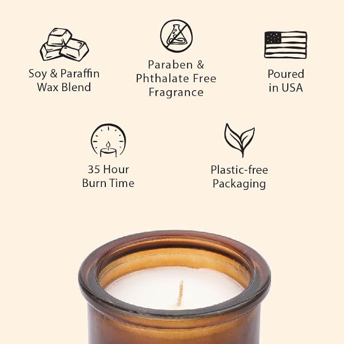Northern Lights Candles Spirit Candles, Dark Rum & Oak