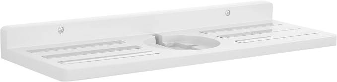 For Tonies Figures Shelf Magnetic,for Tonie Box Wall Shelves,for Tonies Characters Organizer Audio Toy Storage (Holds 36 Figurines),Compatible Charging Station for Children Kid's Room,Oak Wood,White