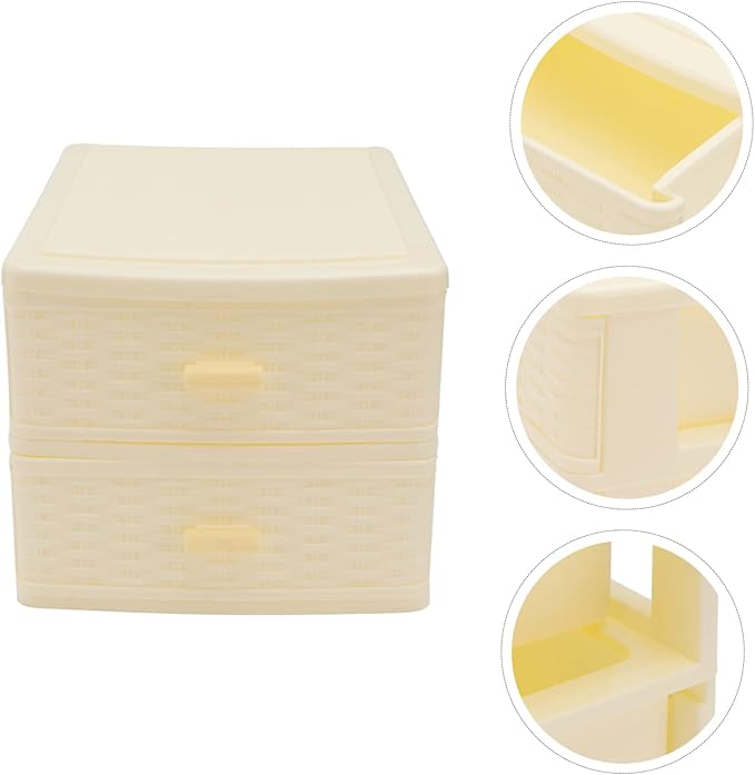 Zerodeko 1pc Type Makeup Storage Box for Jewelry and Cosmetics Stylish Desktop Organizer for Dormitory and Home Use Design