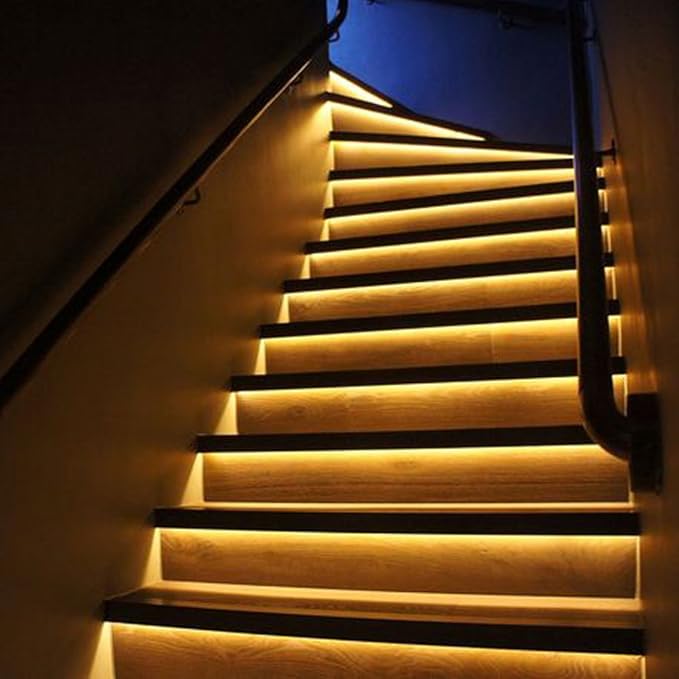 20FT LED Strip Light Warm White 360 LED Beads,12V Soft Dimmable Warm Lights Strip, for Bedrooms, Mirror, Kitchen, Home Decoration, Not Waterproof