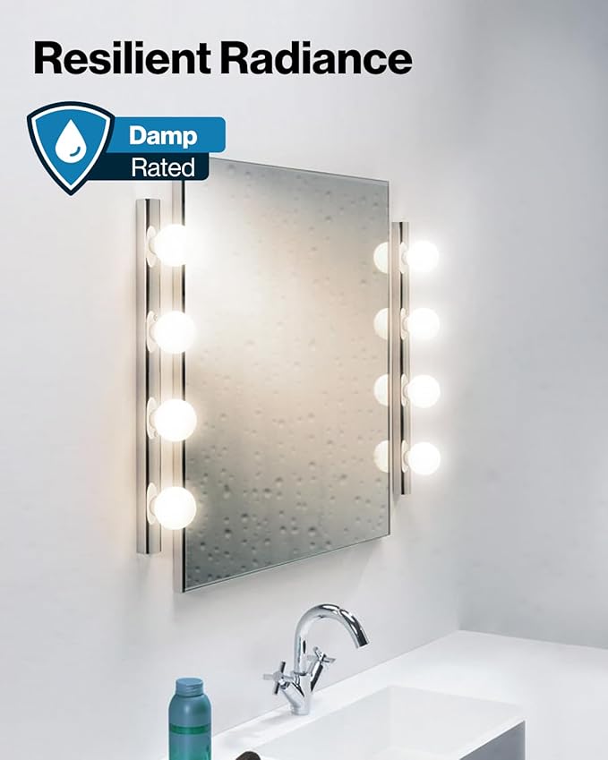 Sunco 12 Pack G25 LED Light Bulbs, Globe Vanity Lights for Bathroom High Output, 1000 LM, 11W (100W Equivalent), 3000K Warm White, Dimmable, E26 Base, Round Frosted Decorative Bulb UL