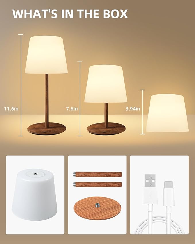 EZVALO Spa-Like Shower Lamp – IP65 Waterproof Bathroom Lamp, Rechargeable Cordless Mood Light, 3 Color Temps for Relaxing Bathroom & Bathtub Experience (1 Pack)