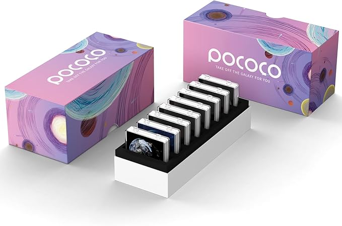 POCOCO Immersive Planet Series Discs, 5K Resolution, Realistic Patterns, 8 Pieces