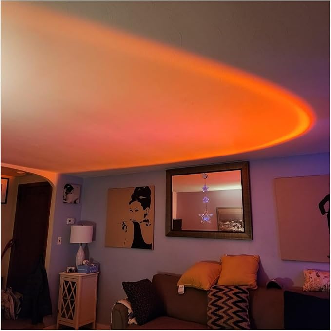 Sunset Lamp Projector Sun Lamp Projector Sunset Light 360° Rotation Lights Sunset Lamp for Bedroom Decor and Aesthetic Room Decor Gifts for Women