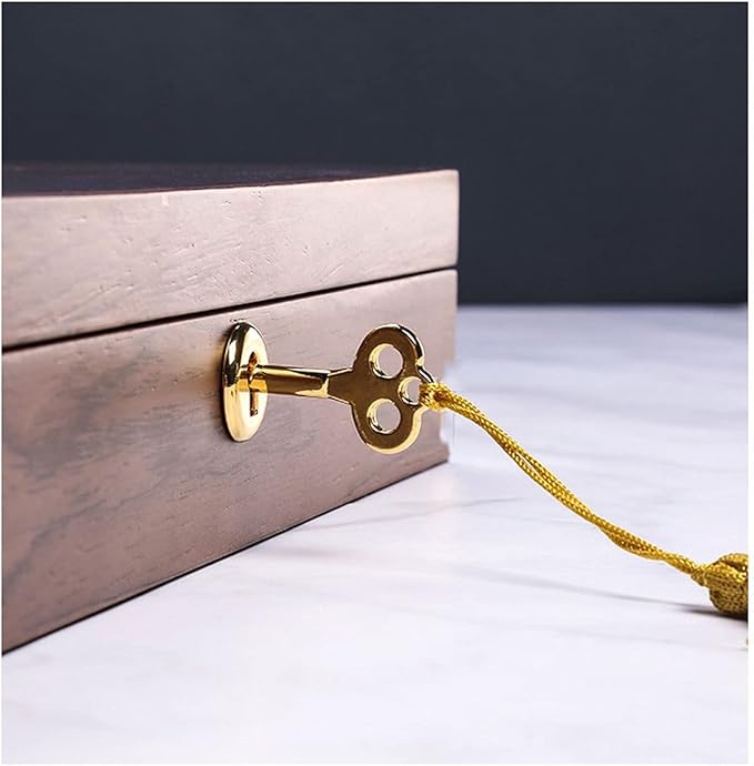 Makeup case Organizer Large Wooden Jewelry Box Velvet Necklace Earrings Watch Storage Box Jewelry Storage Box