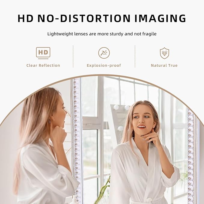 35x23 Inch Wooden Rectangle Mirror for Wall, Farmhouse Rustic Mirrors Decorative for Bathroom Over Sink, Entryway, Living Room, Bedroom (Vertical/Horizontal)