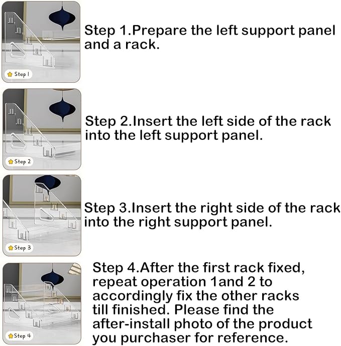 7 Tier Acrylic Display Stand Organiser with Fences, Perfume Stand Organiser, Clear Display Shelf for Home, Office, Retail for Funko Figures Toys Cupcake Food, Cologne, Cosmetics, Storage