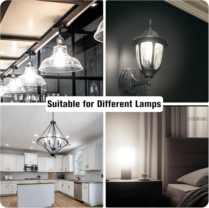 DAYBETTER 16 Pack Vintage LED Edison Bulbs, E26 Led Bulb 60W Equivalent, Dimmable Led Light Bulbs, High Brightness 800 LM Neutral White 4000K, ST58 Antique Filament Bulbs, Clear Glass Style for Home