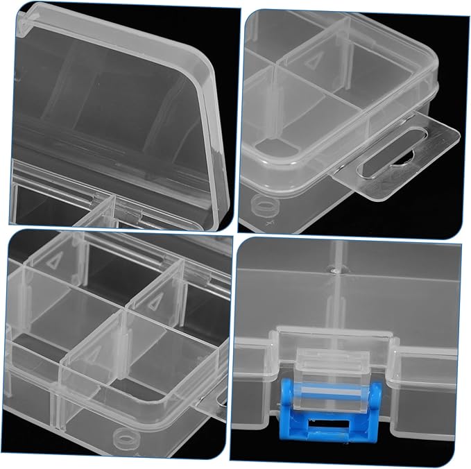 Mikinona Slot Manicure Tool Storage Box Lids Nail Polish Organizer for Desktop Jewelry Box Organizer Makeup Display Stand Sturdy Portable