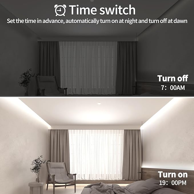 COB LED Strip Lights 100ft,6000K DC 24V Dimmable White Flexible LED Lights Strip for Bedroom,with Remote and app Control LED Rope Lights for Living Room,Shelf,Cabine,Bed(2 Rolls of 50ft)