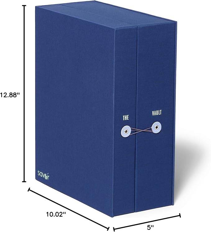 Savor | Life Essentials & Graduate Keepsake Organizer | Keep High School and College Graduation Memorabilia Organized and Safe in One Convenient Home with this Gift for Students and Grads