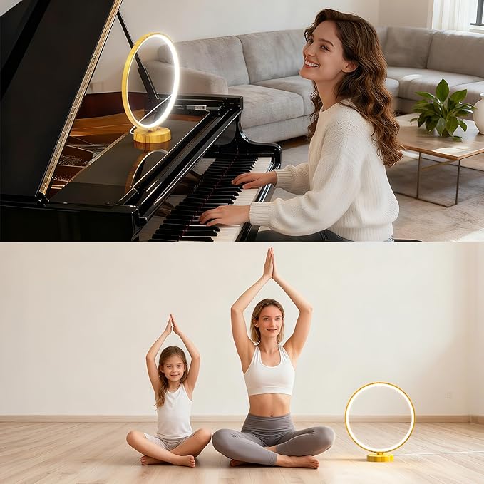 Doraubia 2 in 1 Light Therapy & Desk Lamp - 10000 Lux Sun Lamp with Dual Controls, 4 Timer, Dimmable, 3 Color Temperatures