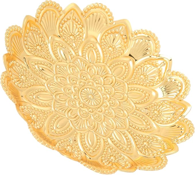 Jewelry And Make Up Organizer Vintage Decorative Tray Dessert Plate Jewelry Dish Snack Tray Key Bowls For Tableware Bar Cafe
