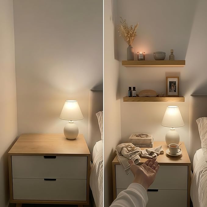 BAOBAB WORKSHOP Natural Wood Floating Shelves for Wall 30 Inches Long, Solid Wooden Shelf Large, Bathroom Shelves for Room Wall Mounted Kitchen Farmhouse, Oak Floating Shelf, 30W × 6.7D, Set of 2