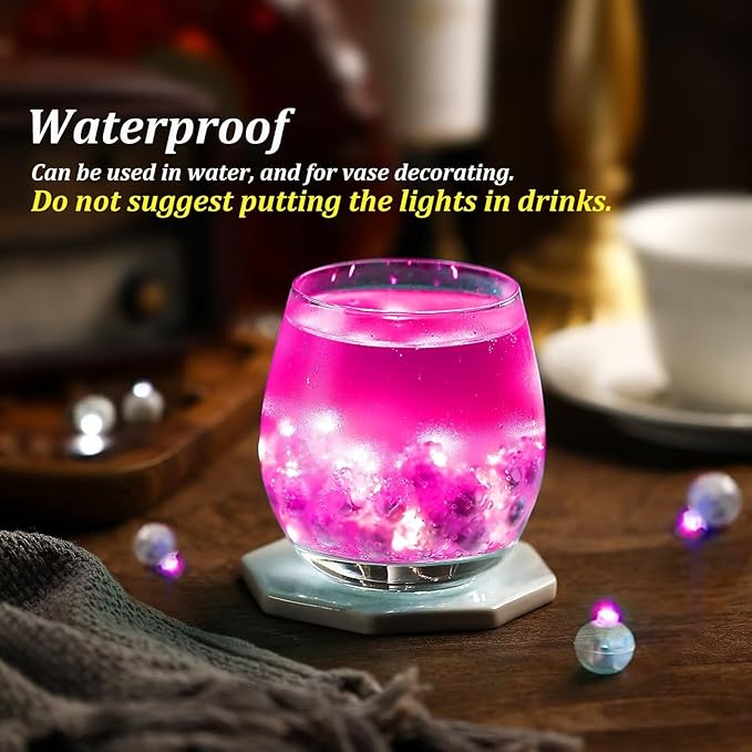 100Pcs Balloon Lights with Clear Hanging Line, Long Standby Time Mini Balloon Lights, LED Multicolor Flash Round Ball Lamp for Paper Lantern, Wedding, Birthday Halloween Easter Christmas Decorative