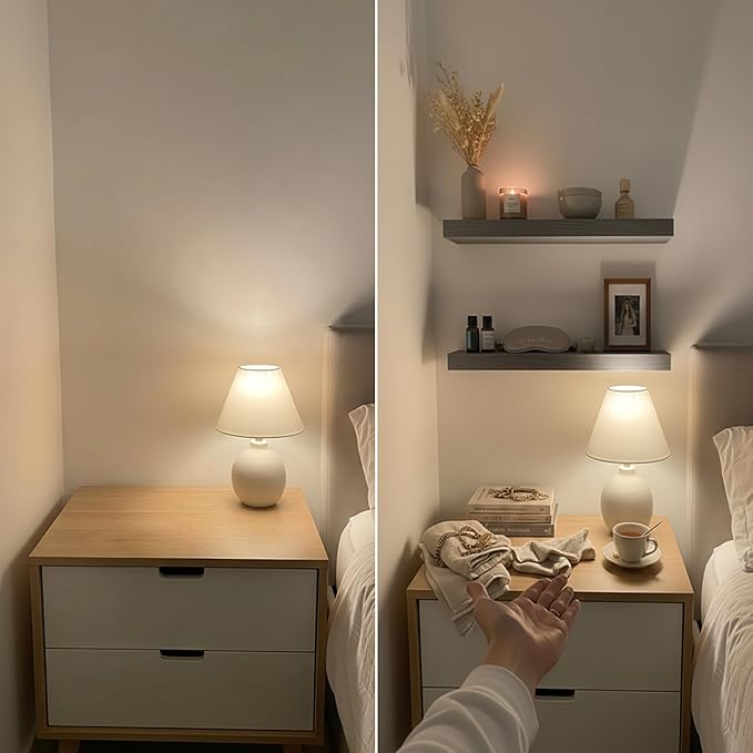 BAOBAB WORKSHOP Wood Floating Shelves for Wall - Rustic Shelf 16 inch - Grey Bathroom Shelves - Solid Wood Shelves for Wall for Bedroom Kitchen Living Room - Gray Finish, 16W × 6.7D, Set of 2
