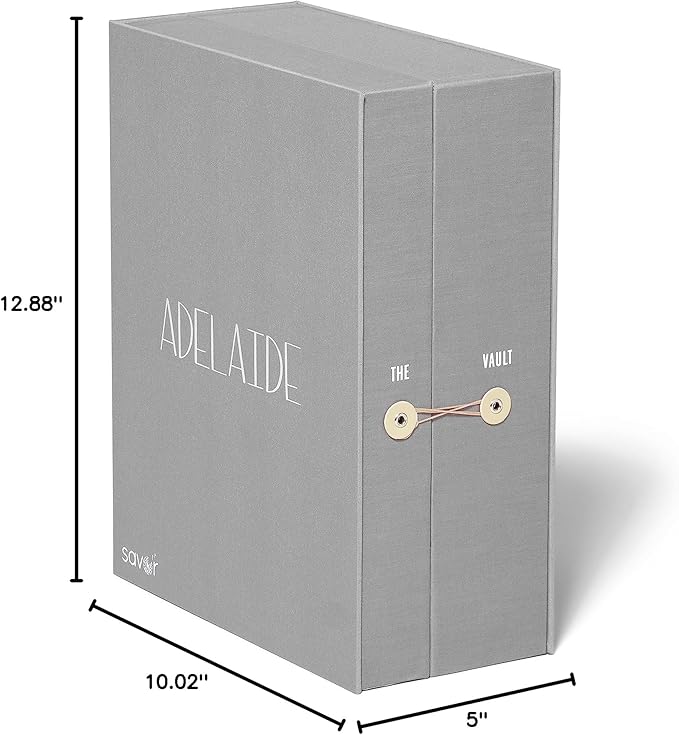 Personalizable Life Essentials & Graduate Keepsake Organizer | Keep High School and College Graduation Memorabilia Organized and Safe in One Convenient Home with this Gift for Students and Grads