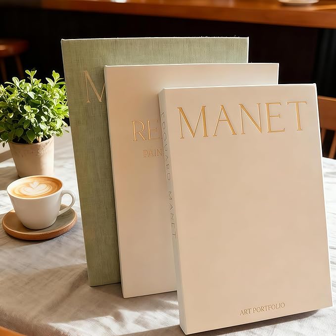 Decorative Books for Home Decor - Set of 3 Linen Fabric Fake Books with Hidden Storage, Faux Coffee Table Books for Shelves, Aesthetic Book Boxes for Entryway, Modern Farmhouse Decor