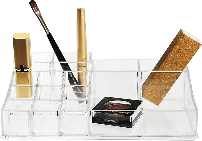 kieragrace Cosmetic Makeup and Jewelry Organizer, 14 Compartments