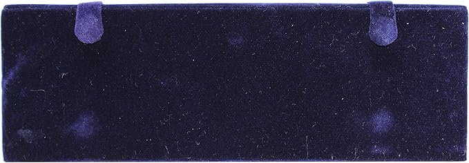 atorakushon Blue Velvet Vanity Box Make-Up Jewellery Earrings Utility Toiletry Wardrobe Organizer Pouch Travelling Box For Women's Set of 1