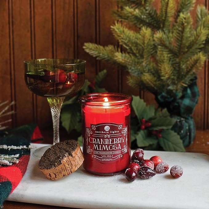 Northern Lights Candles - Spirit Jar Candles - Cranberry Mimosa - 52610