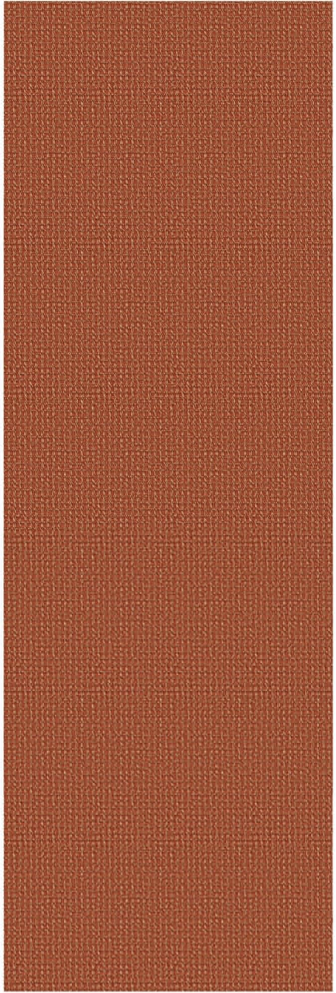 KOZYFLY Runners for Hallways 2x7 ft Washable Kitchen Runner Non Slip Rubber Backed Hall Runners Cotton Entryway Runner Rugs Floor Carpet for Indoor Backdoor Bedroom Kitchen, Orange/Tan