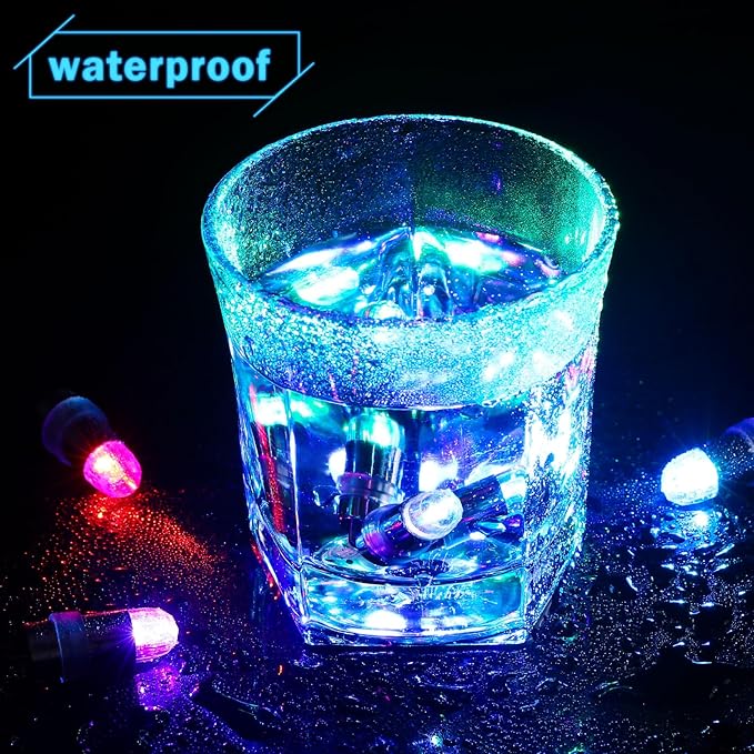 LIHAO 24PCS LED Balloon Lights Mini Battery Powered LED Party Lights Bulbs for Paper Lantern Balloon Pumpkin Wedding Halloween Christmas Party Decoration Centerpieces (Colorful)