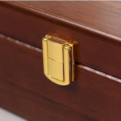 JSEIAJB Wooden Jewelry Box Organizer Wooden Makeup Vintage Jewelry Boxes Accessories Boxes