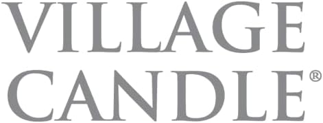 Village Candle Crisp Apple Large Glass Apothecary Jar Scented Candle, 21.25 oz., Red