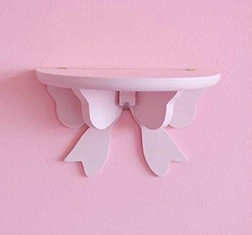 NAA Kawaii Wood Floating Shelf Kawaii Wall Decor Kawaii Room Decor Kawaii Pink Room Décor, Pastel Pink