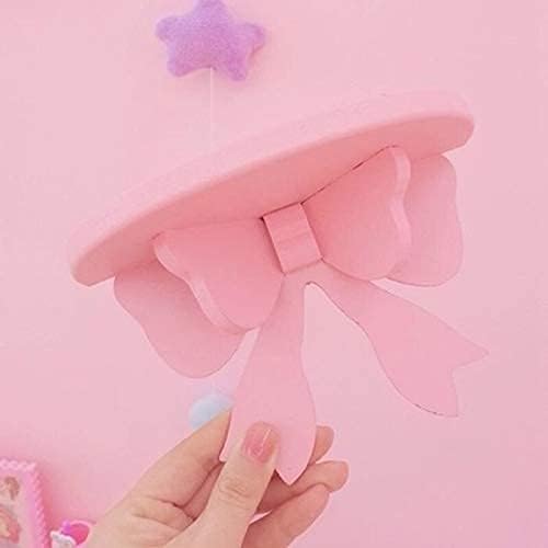 Kawaii Wood Floating Shelf - Kawaii Wall Decor for Pink Room (Yellow)