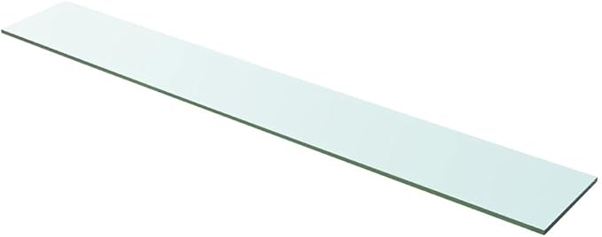 Shelf Panel Glass Clear 39.4"x5.9"Glass Floating Shelves Bathroom Shelf Bathroom Storage Organizer Shelf