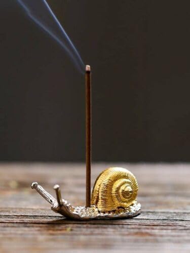 2Pcs Snail Shaped Incense Holder, Vintage Style, Animal Shaped Home Vintage Incense Holders