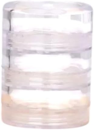 New 2026 5G Mini For Bracelet Earrings Clear Round Stackable Eye Cream Box Makeup Organizer Jewelry Storage Box Face Cream Box Jewelry Fashion Accessories Creative Gift
