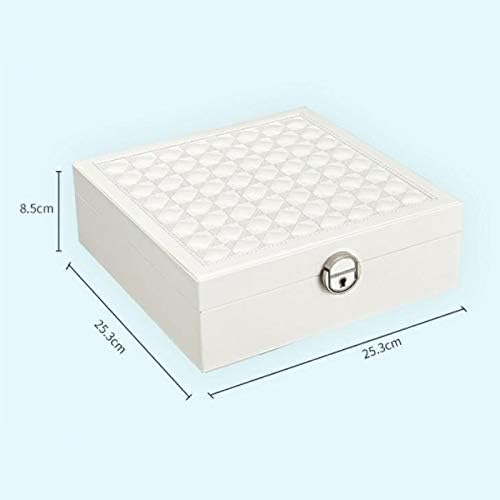 PU Leather Jewelry Box Organizer Makeup Travel Storage Case Birthday Earrings Container Gift Boxes