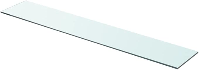 Shelf Panel Glass Clear 35.4"x5.9"Glass Floating Shelves Bathroom Shelf Bathroom Storage Organizer Shelf