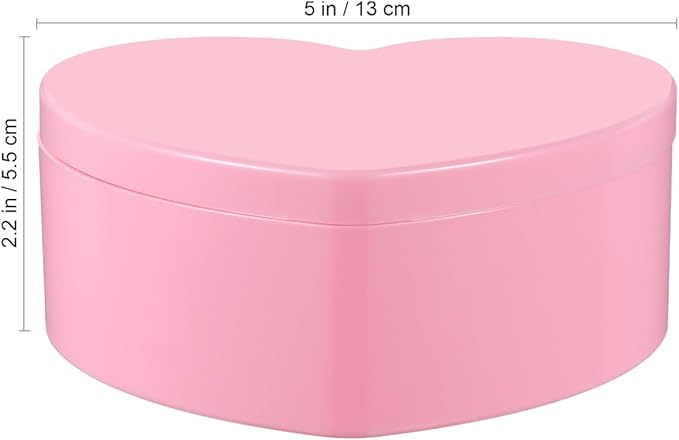 Cabilock Heart Shaped Jewelry Box for Girl: Pink Jewelry Storage Organizer with Heart Make up Mirror Jewelry Display Case Pendant Necklace Box for Earrings Rings Bracelets