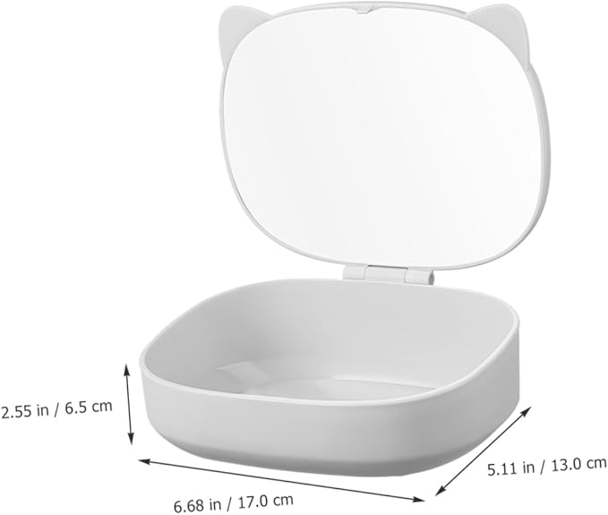 VALICLUD Cosmetic Organizer Box Hair Tie Organizer Portable Hair Clip Holder Jewelry Box Fashion Design