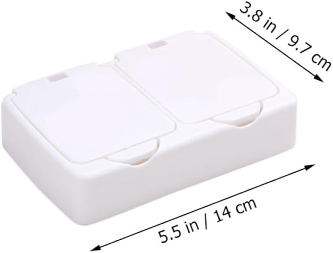 Lurrose 4pcs Simple Desktop Storage Box Diy Press Type Organizer for Jewelry Stationery and Makeup Small Bins for Students and Home Office Use