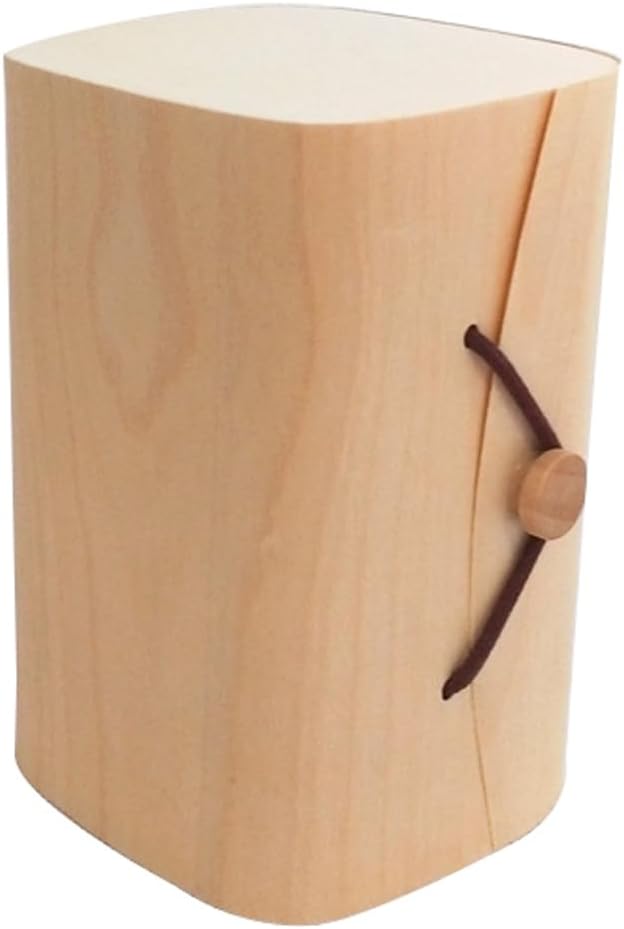 Natural Birch Bark Box Handmade Fruit Tray Bread Basket Biscuit Cookies Tea Box Eyeglasses Phone Case Bread Jewelry Watch Storage Package Cylinder Veneer Case (130x85x80)