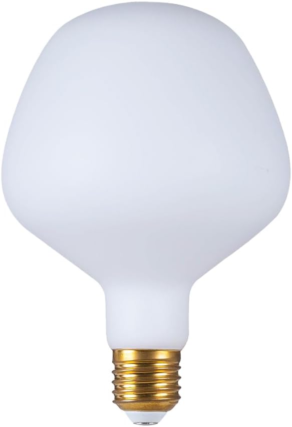 SD LUX Oversized LED Light Bulb 12W 1800LM (Eqi. 150W) Vintage Large Globe Edison Bulb E26 Milky Glass for Home Office Kitchen Bedroom Living Dining Room,1 Pack (Day Light 5000K, VA132White-New)