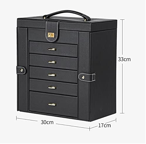 New Multilayer Jewelry Organizer Large Jewelry Box High Capacity Jewelry Casket Makeup Storage Beauty Travel Box