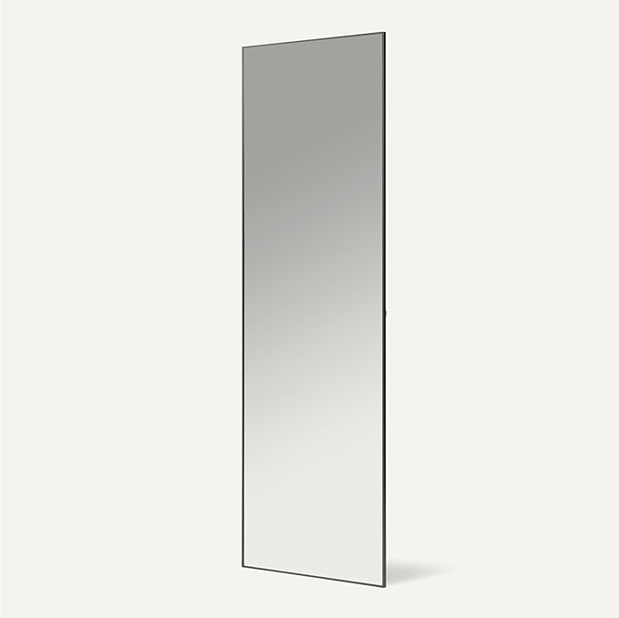 Amazon Basics Full Length Floor Mirror, 64" x 21" x 0.55", Black