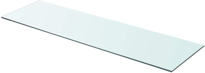 Shelf Panel Glass Clear 35.4"x9.8"Glass Floating Shelves Bathroom Shelf Bathroom Storage Organizer Shelf