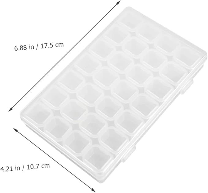 PRETYZOOM Small Jewelry Holder Box Portable Earring Organizer Makeup Organizer for Travel