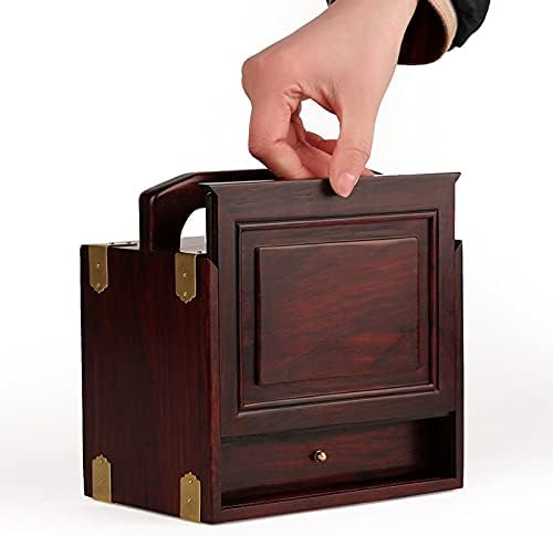 Storage Box Home Wood Vintage Decorative Organizer Jewelry Makeup Collections Treasure Chest